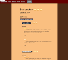 Preview of Coffee Talk app